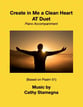 Create in Me a Clean Heart (AT Duet) Vocal Solo & Collections sheet music cover